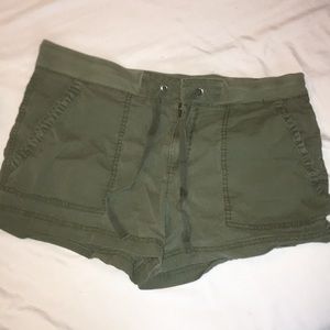 Olive green Cargo shorts